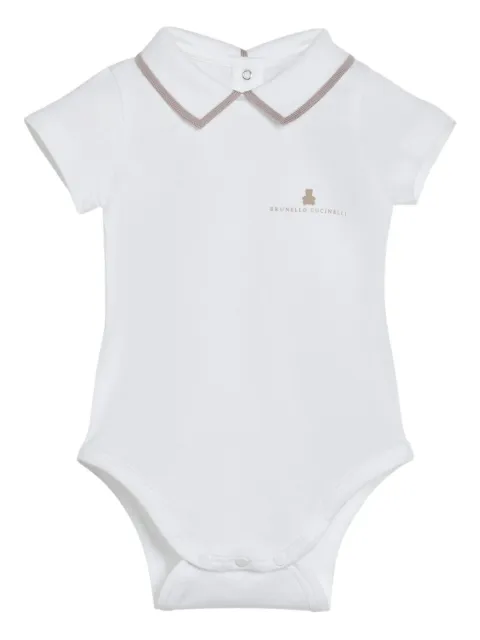 Brunello Cucinelli Kids Bernie-print bodies (pack of two)
