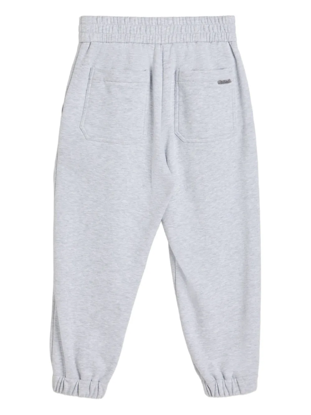 Brunello Cucinelli Kids elasticated-waistband trousers Grijs