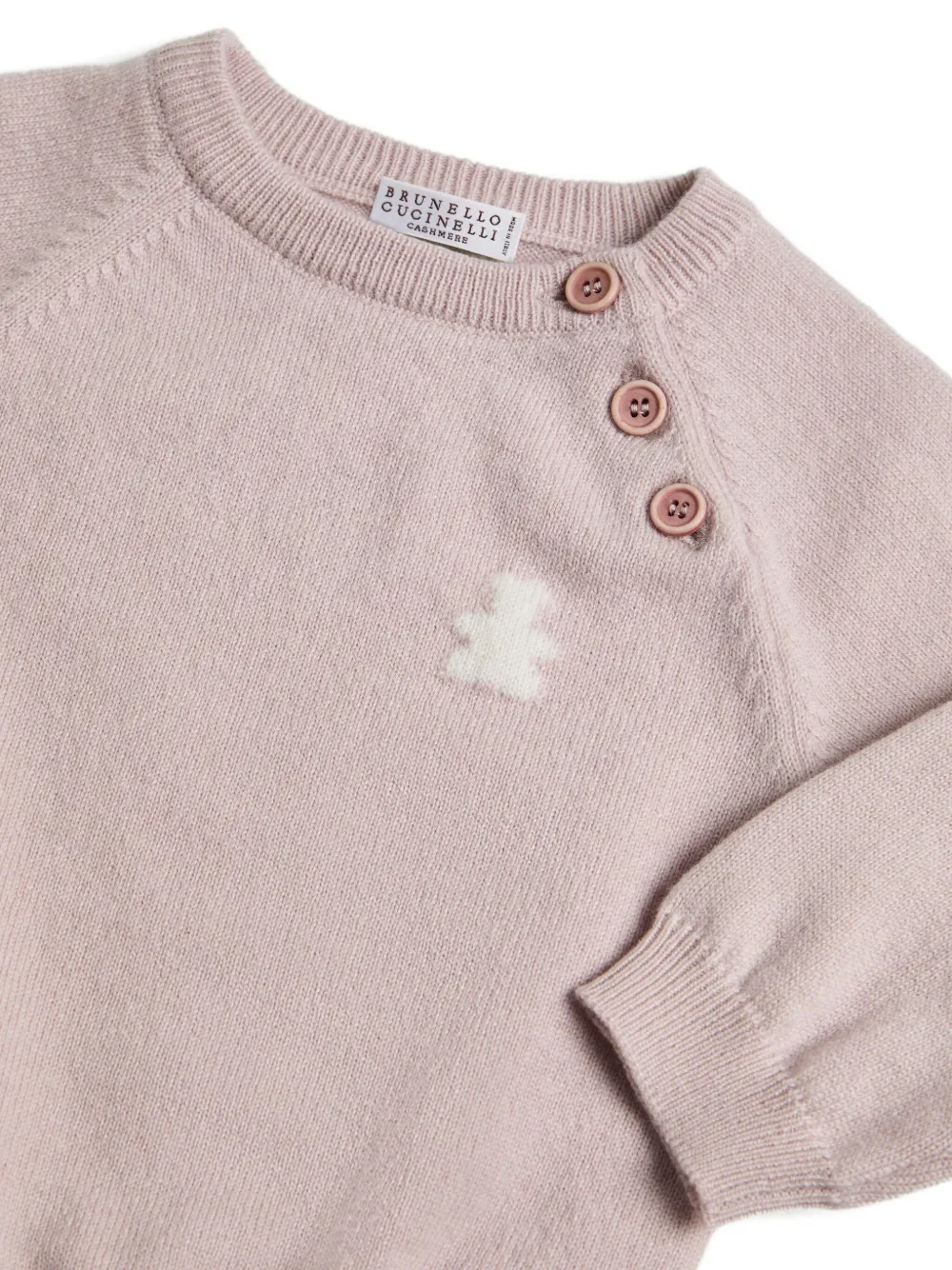 Brunello Cucinelli Kids Bernie Baby jumper Roze