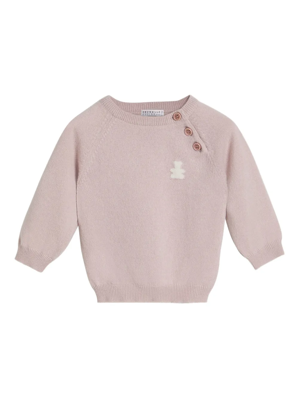 Brunello Cucinelli Kids Bernie Baby jumper Roze