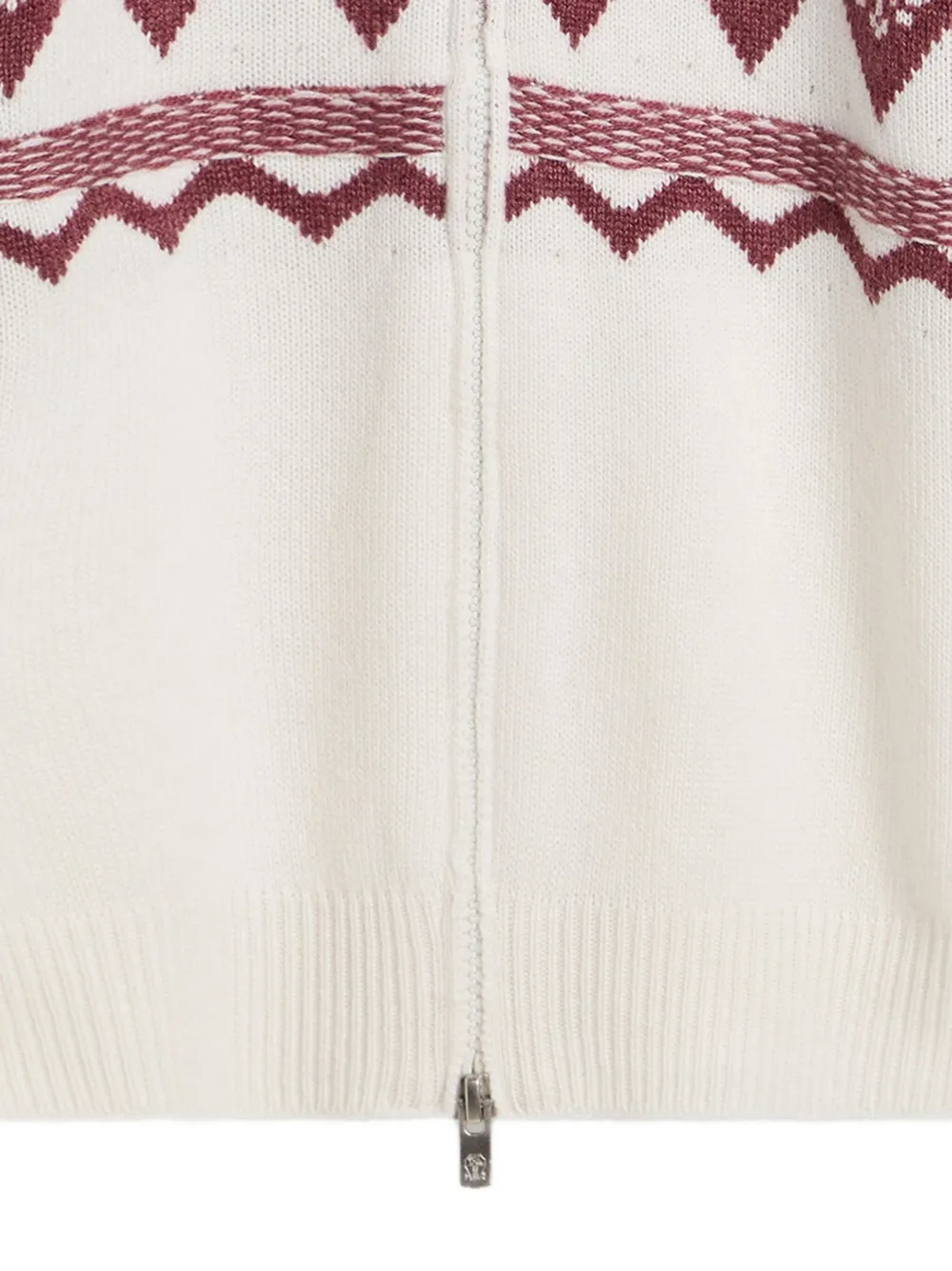 Brunello Cucinelli Kids Vest met sneeuwvlok-jacquard Beige