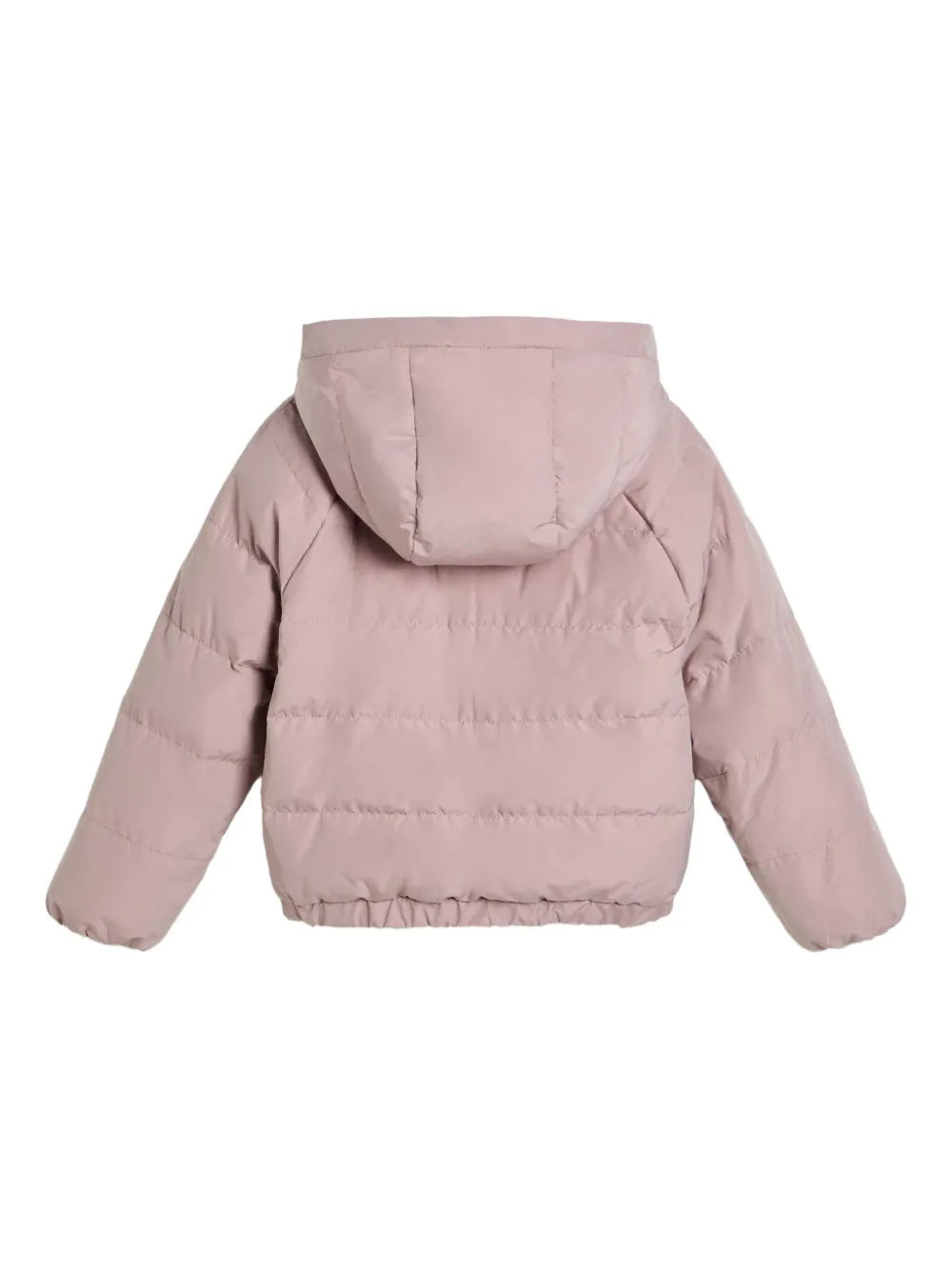 Brunello Cucinelli Kids water-resistant puffer jacket Roze