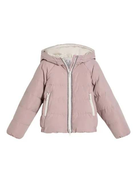 Brunello Cucinelli Kids water-resistant puffer jacket