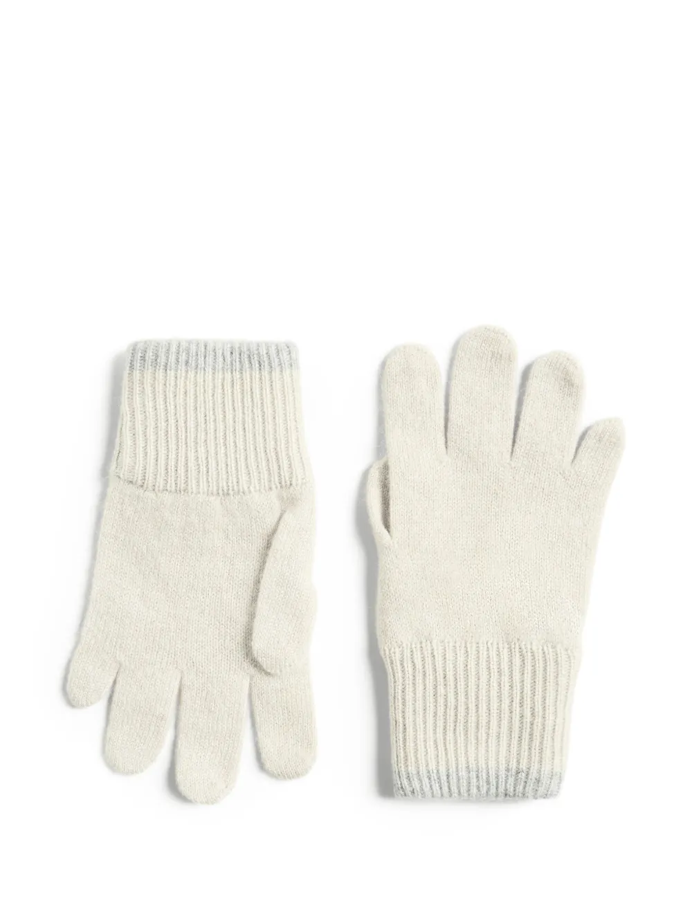 Brunello Cucinelli Kids cashmere gloves | White | Image 1