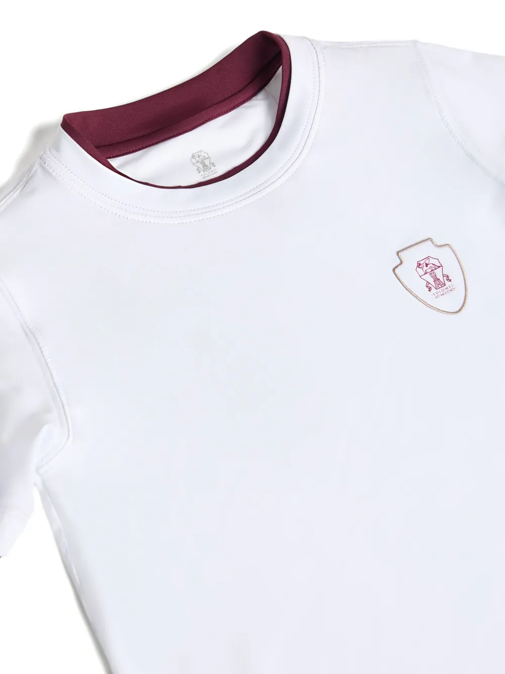 Brunello Cucinelli Kids faux-layering t-shirt Wit