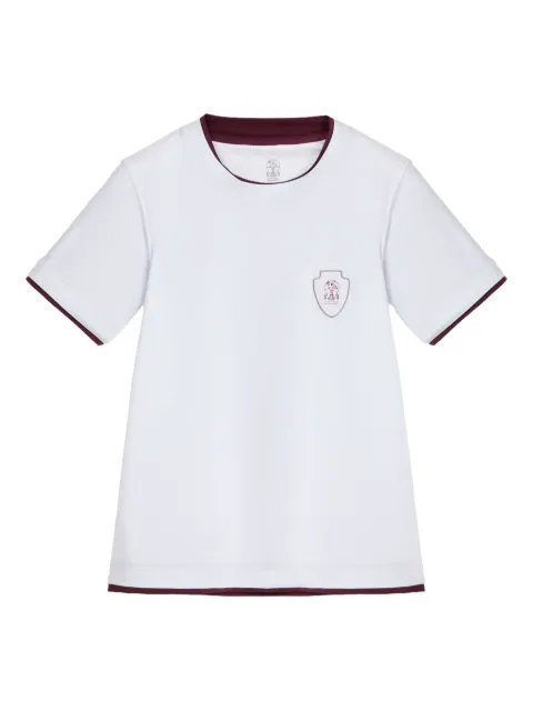 Brunello Cucinelli Kids faux-layering t-shirt