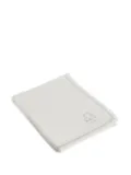 Brunello Cucinelli Kids logo-embroidered blanket - White