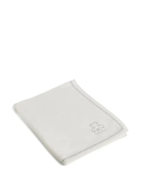 Brunello Cucinelli Kids logo-embroidered blanket