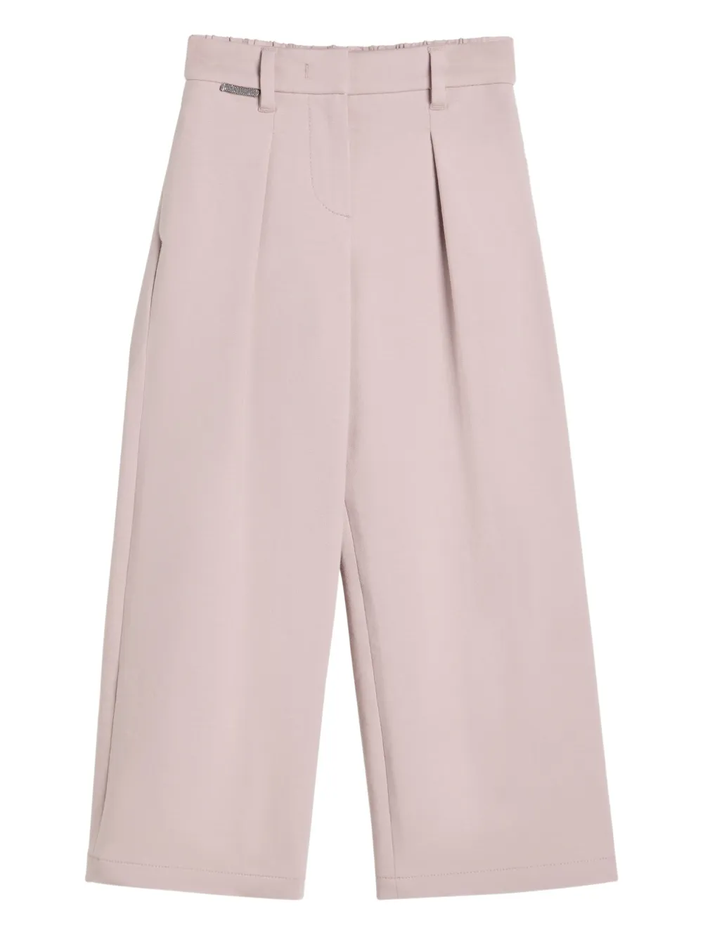 Brunello Cucinelli Kids pleated trousers Roze