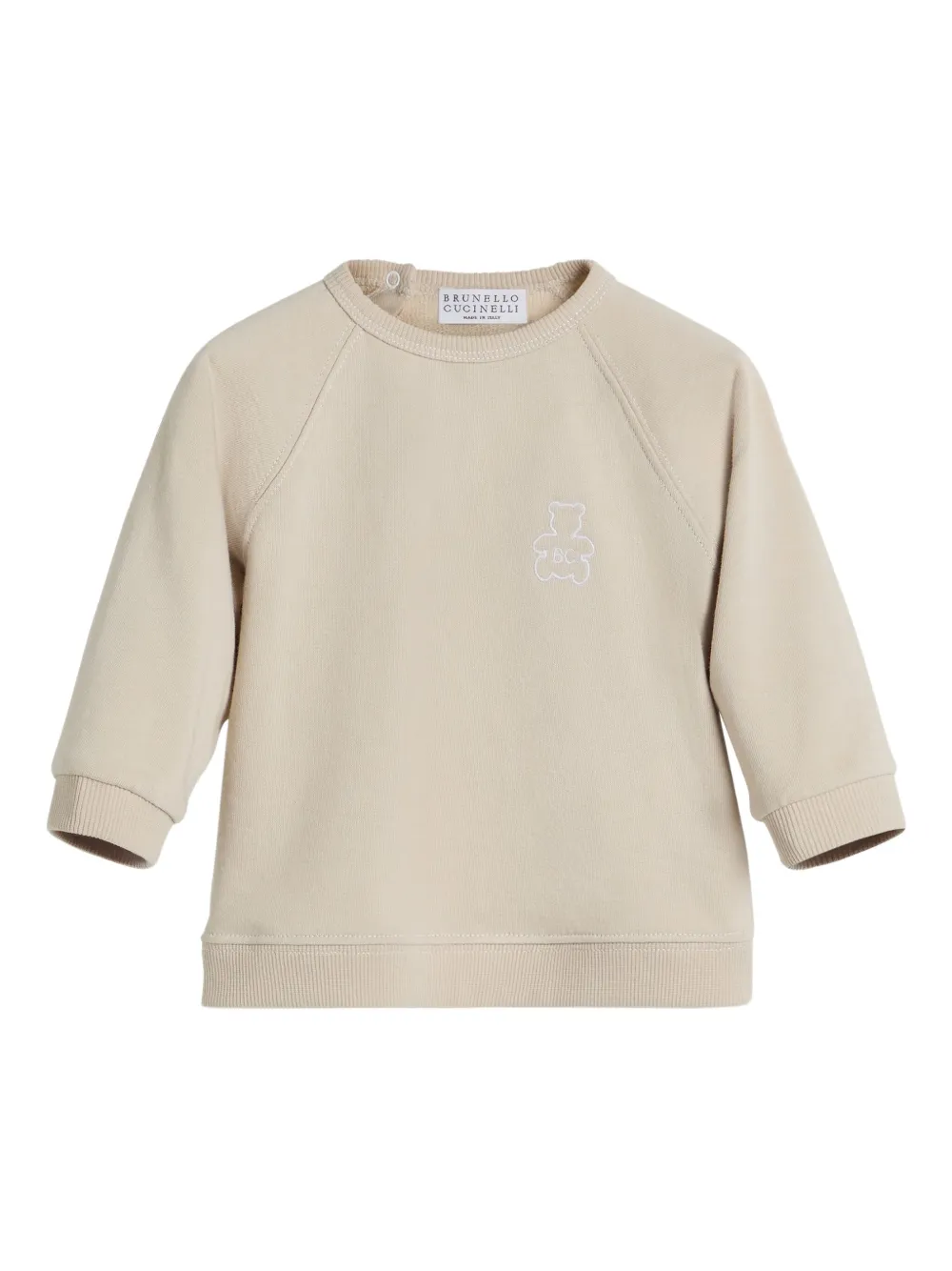 Brunello Cucinelli Kids Baby Bernie sweatshirt Beige