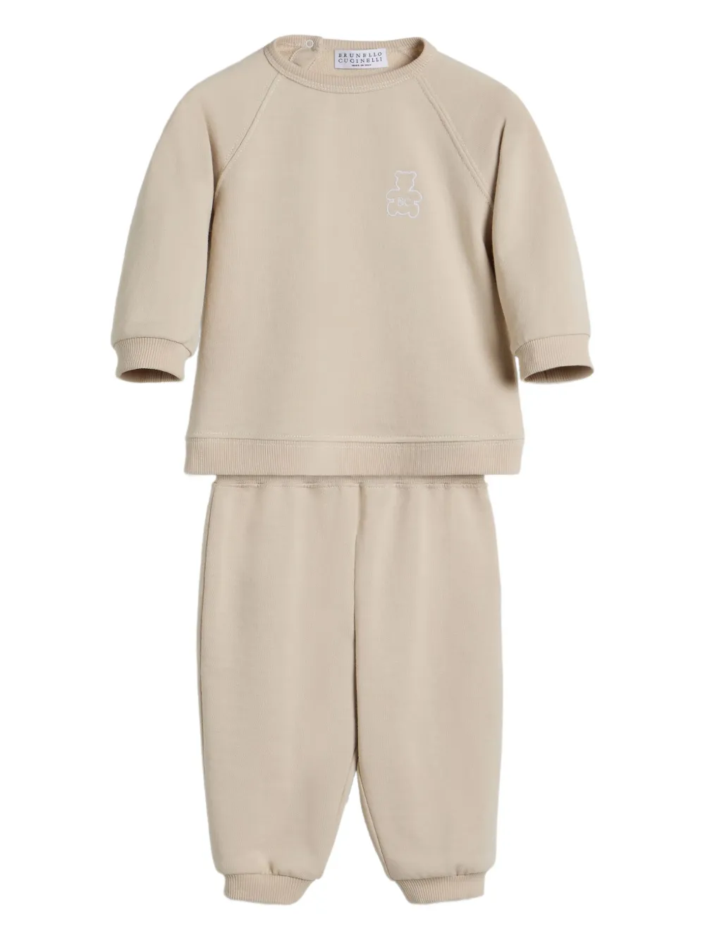 Brunello Cucinelli Kids Baby Bernie sweatshirt Beige