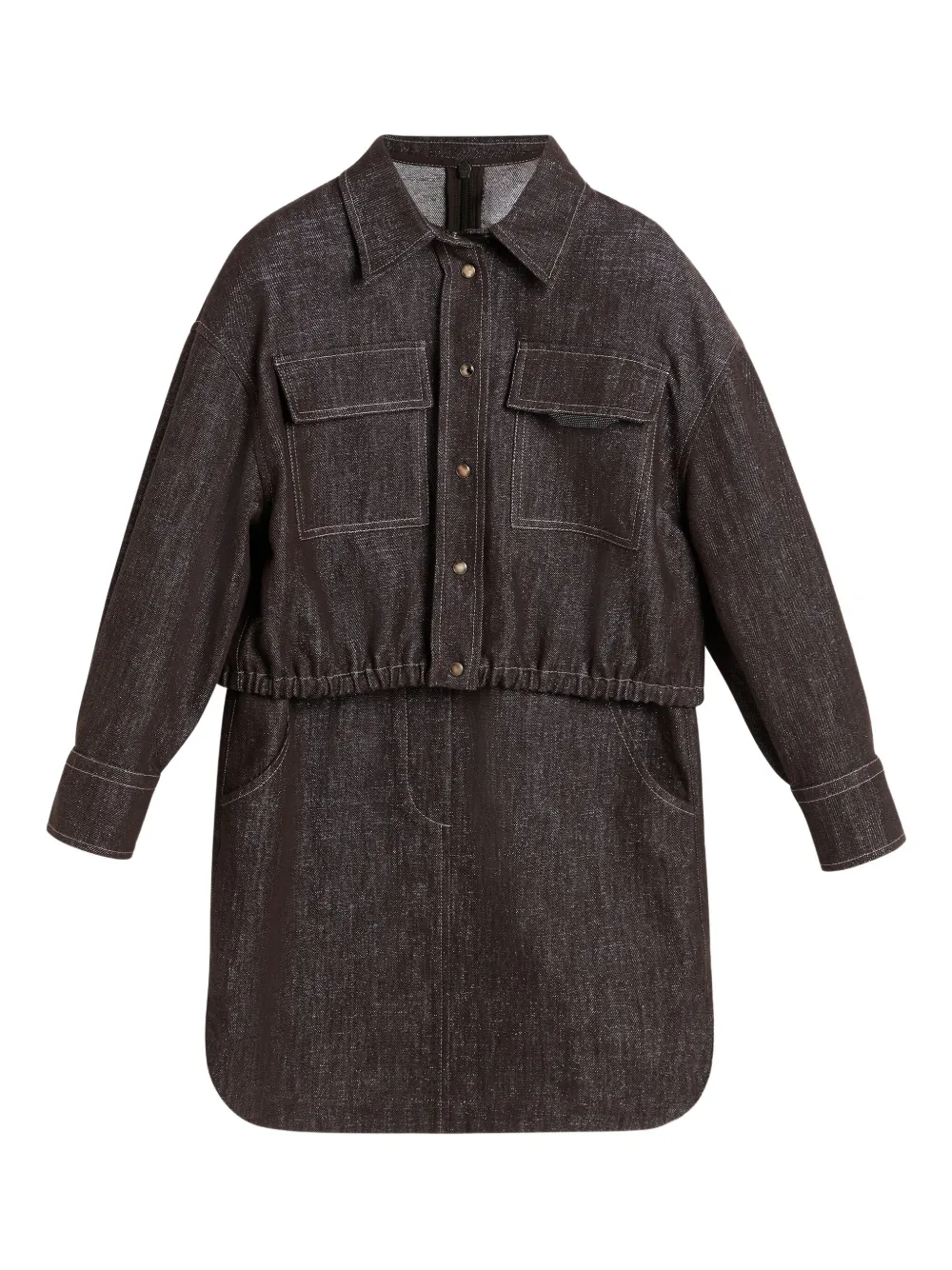 Brunello Cucinelli Kids denim dress Bruin