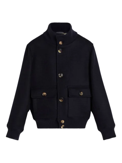 Brunello Cucinelli Kids button-up bomber jacket