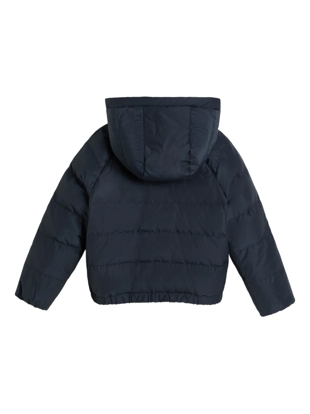 Brunello Cucinelli Kids water-resistant puffer jacket Blauw