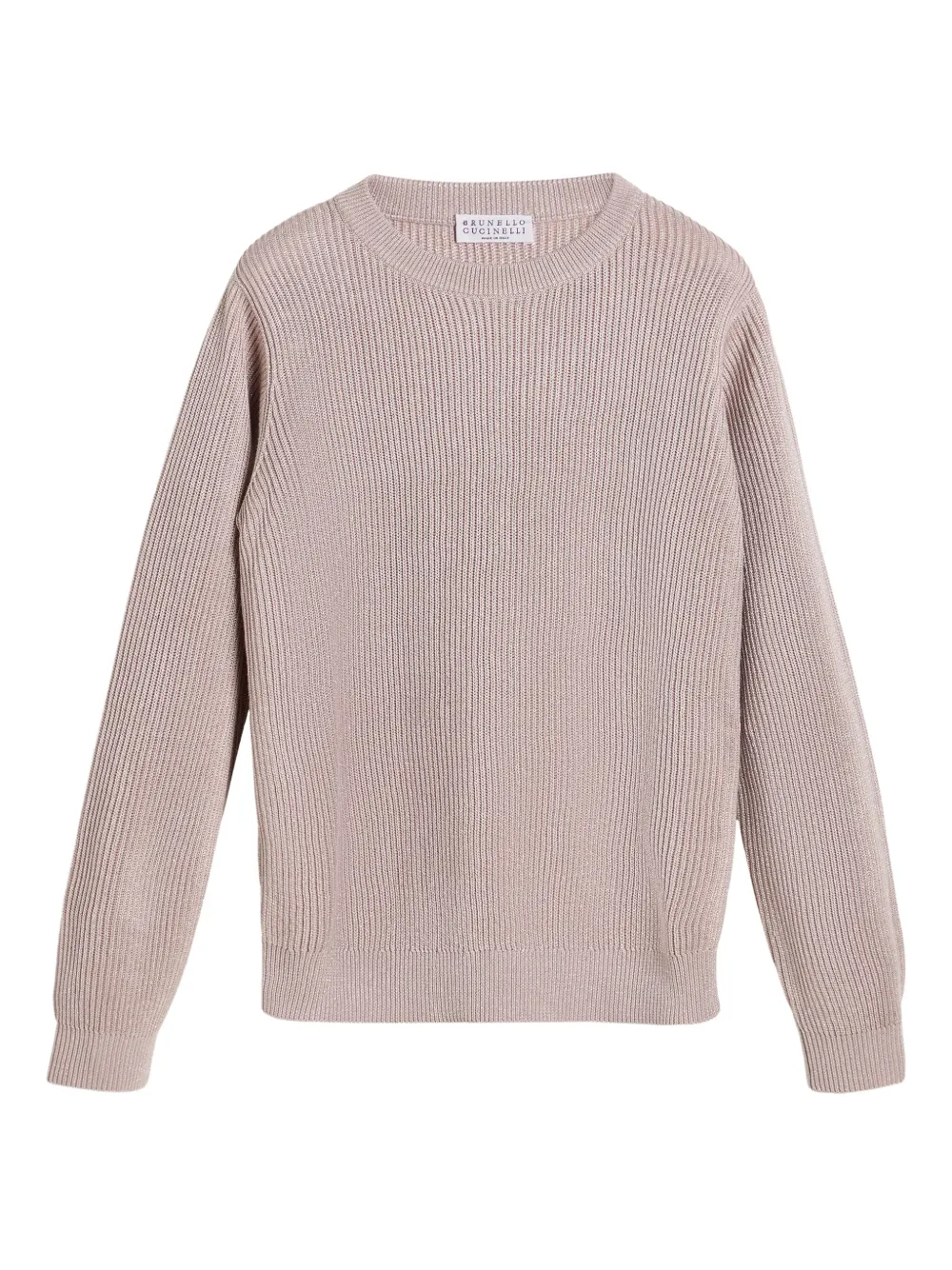 Brunello Cucinelli Kids crew-neck sweater Roze