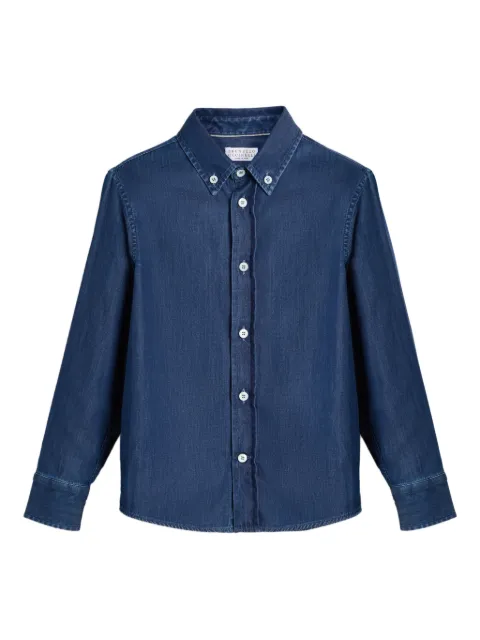 Brunello Cucinelli Kids تنورة جينز خفيفة الوزن