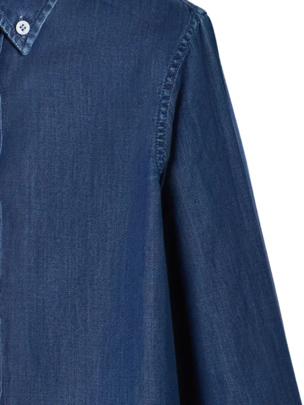 Brunello Cucinelli Kids ライトウェイト デニムシャツ | ブルー