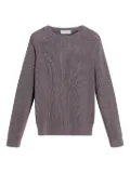 Brunello Cucinelli Kids lurex-detail jumper - Purple