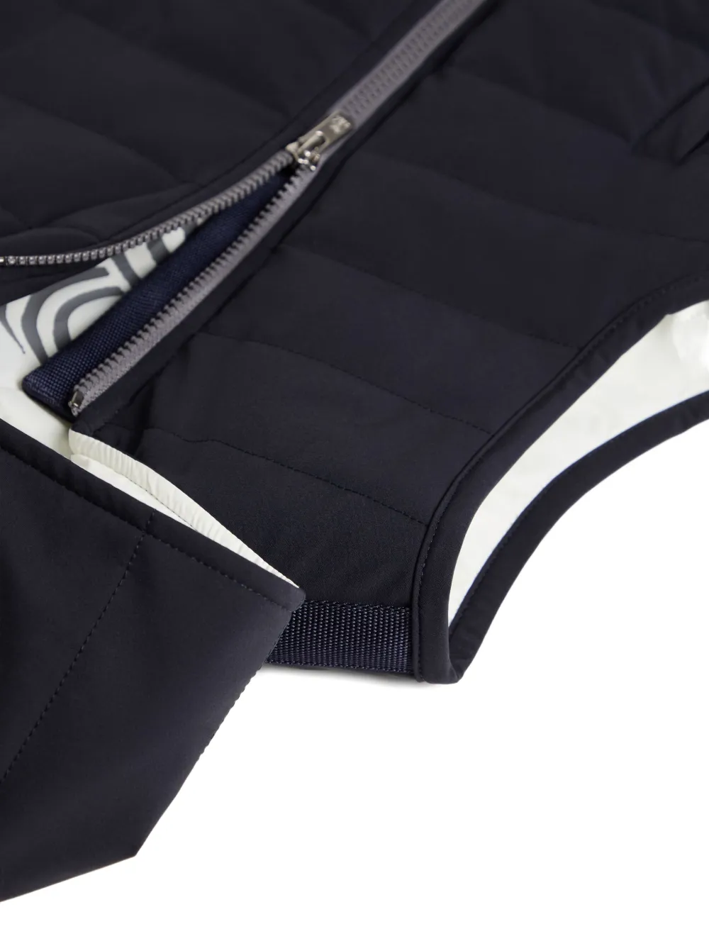 Brunello Cucinelli Kids hooded vest Blauw