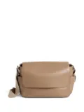 Brunello Cucinelli Kids logo-debossed leather changing bag - Brown
