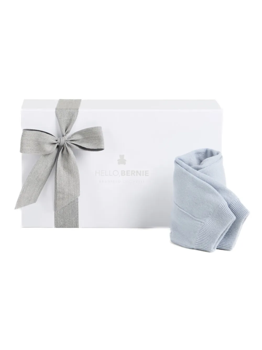 Brunello Cucinelli Kids Broek met geribbelde tailleband Blauw