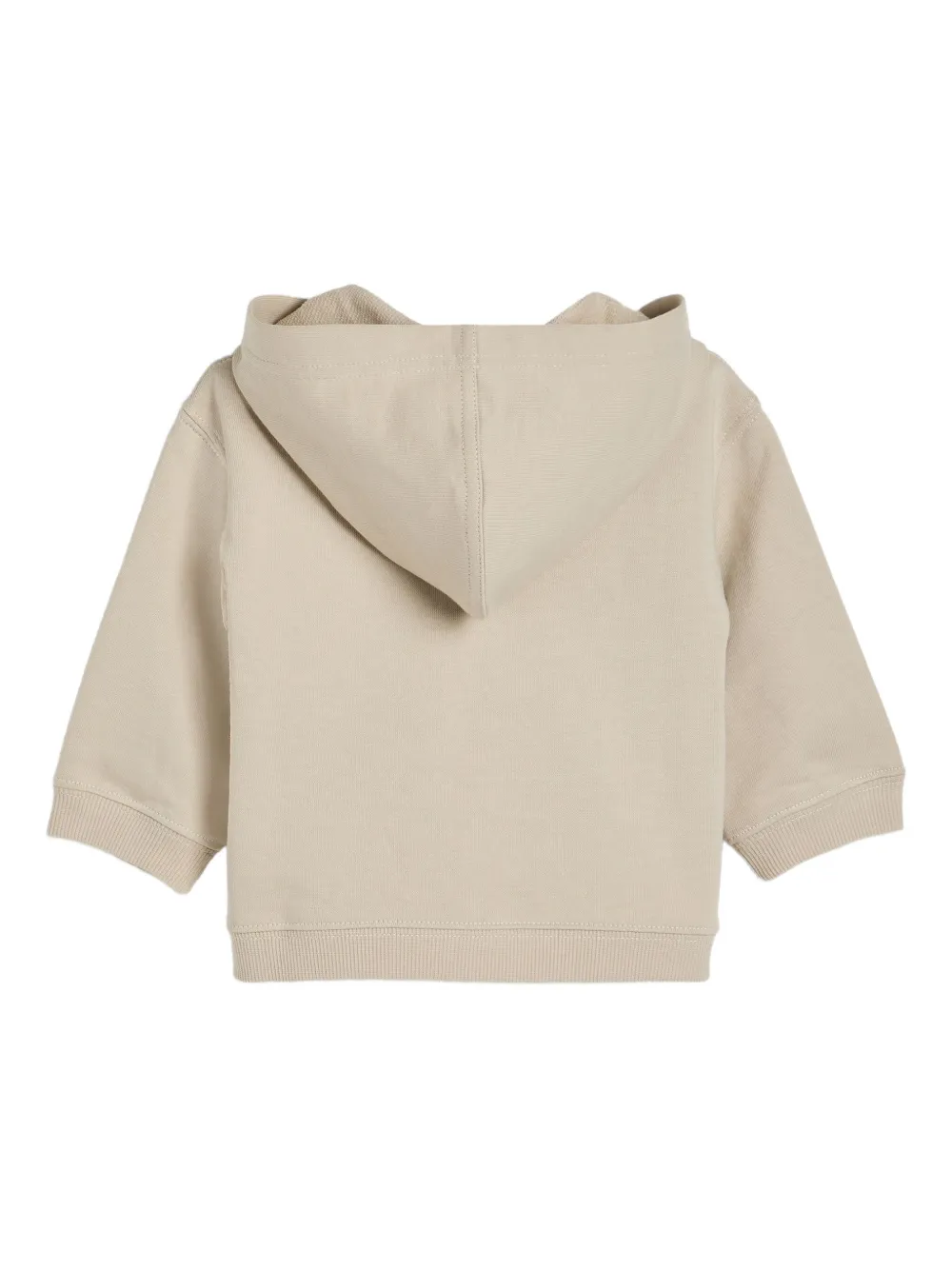 Brunello Cucinelli Kids logo-embroidered sweatshirt Beige