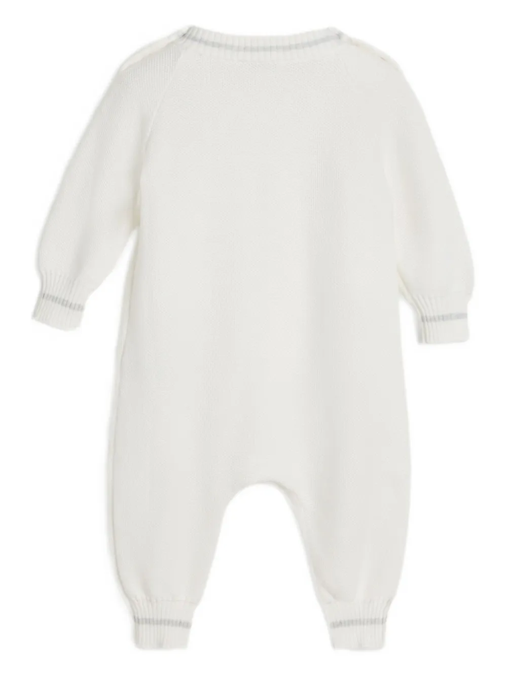 Brunello Cucinelli Kids embroidered-logo romper | Rompers | Image 2
