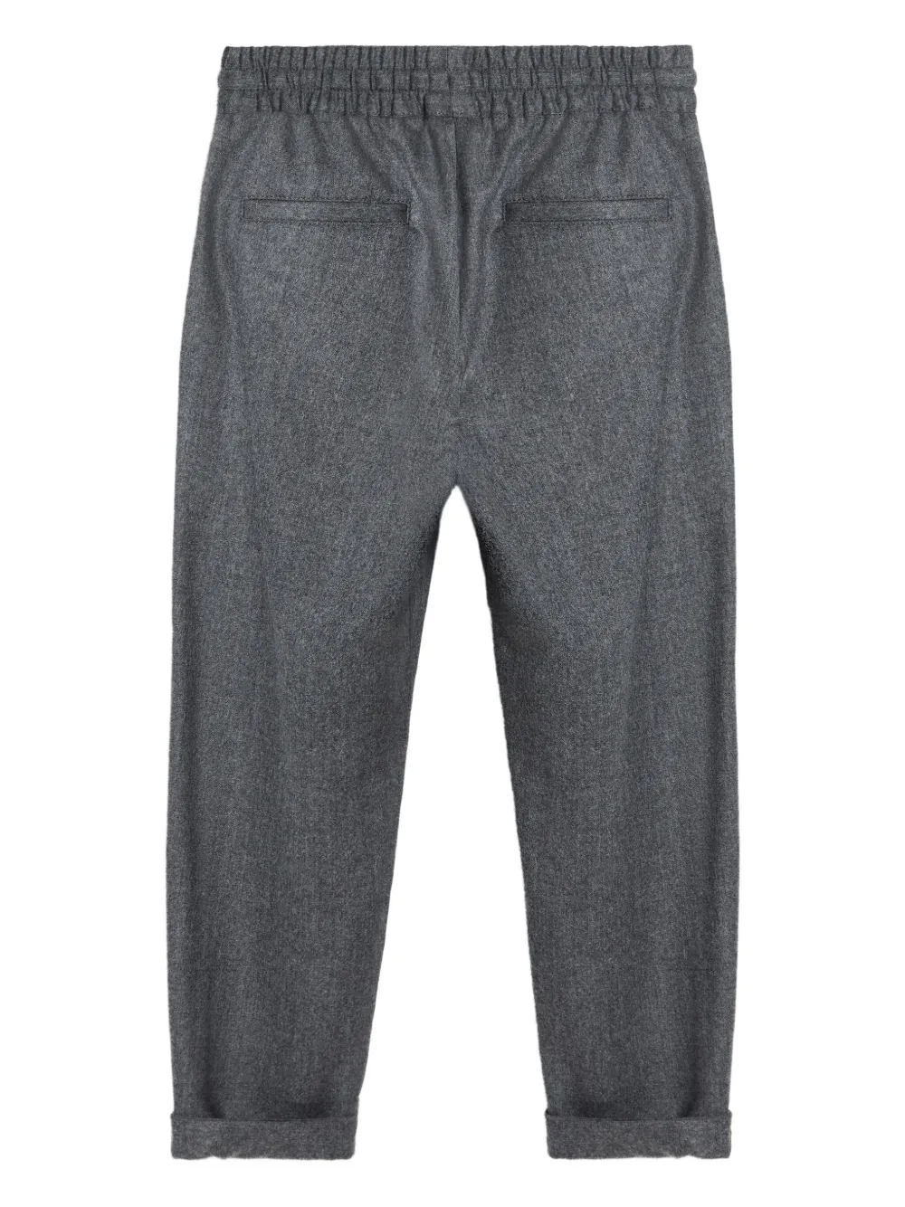 Brunello Cucinelli Kids drawstring-waist trousers Grijs