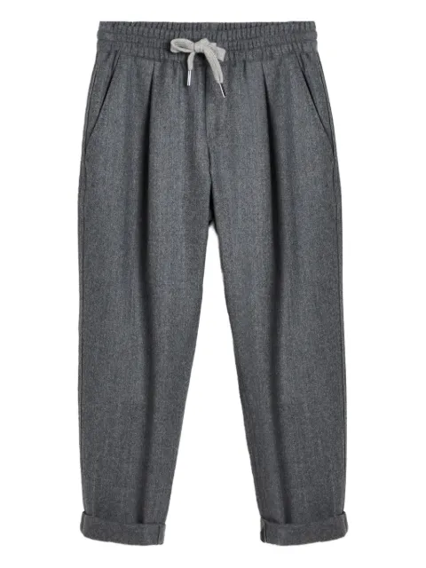 Brunello Cucinelli Kids drawstring-waist trousers
