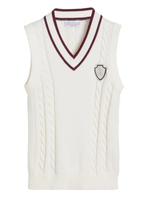 Brunello Cucinelli Kids knitted vest