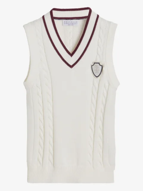 Brunello Cucinelli Kids knitted vest