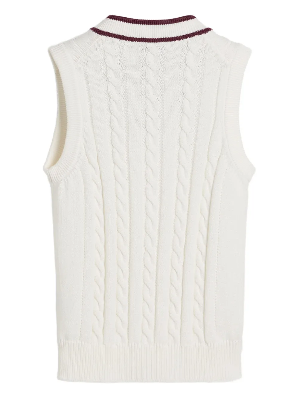 Brunello Cucinelli Kids knitted vest Wit