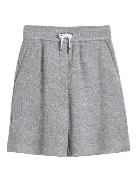 Brunello Cucinelli Kids metallic-threading shorts