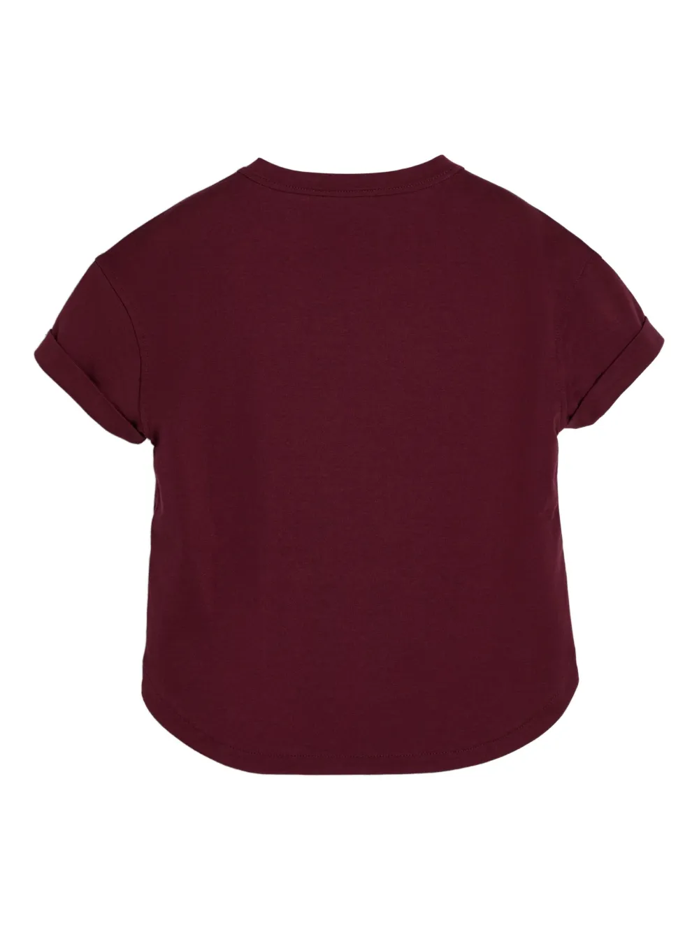 Brunello Cucinelli Kids logo-print T-shirt Rood