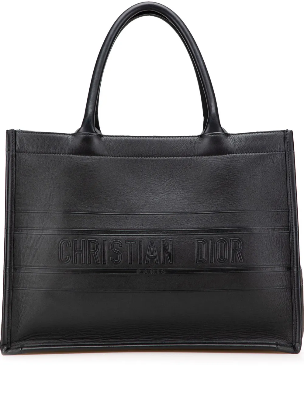 Christian Dior Pre-Owned 2022 Medium Embossed Leather Book tote bag - Christian Dior Pre-Owned 2022 Medium Embossed Leather Book tote bag -