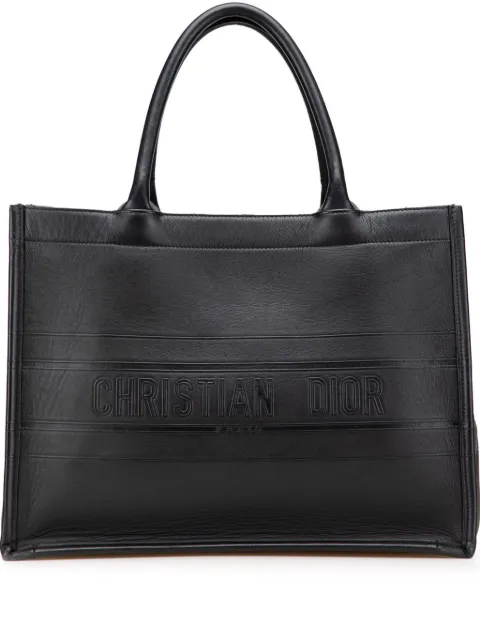 Christian Dior Pre-Owned 2022 Medium Embossed Leather Book tote bag