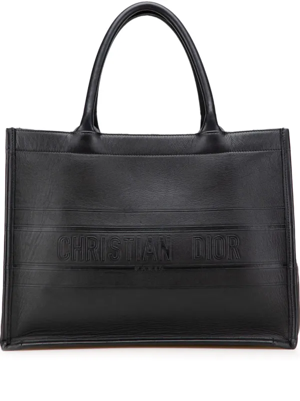 Dior Mini Christian Dior Medium Book Tote Christian Dior Pre-Owned
