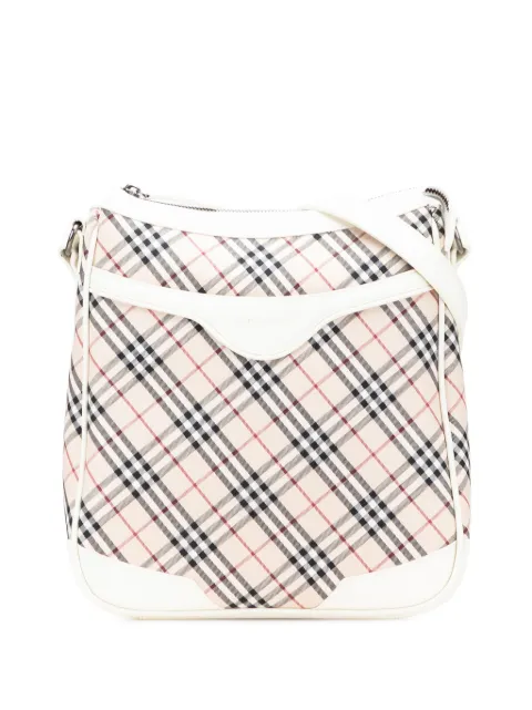 Burberry Pre-Owned 2000-2017 노바 체크 캔버스 크로스 백