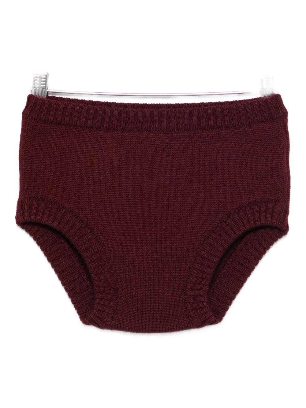 Rowen Rose Knitted Shorts In Red