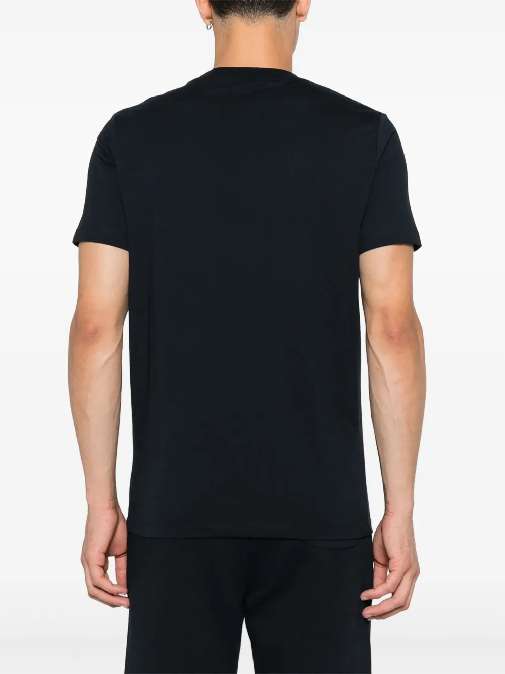 Karl Lagerfeld Katoenen T-shirt met borduurwerk Blauw