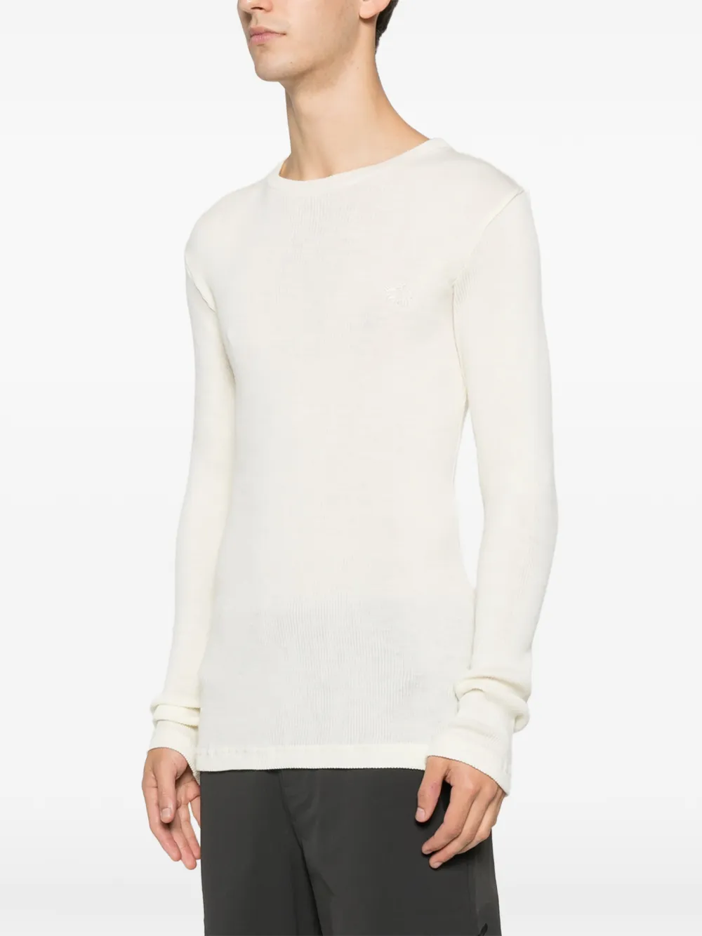 RANRA T-shirt met lange mouwen Beige