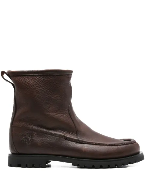 RANRA pull-tab leather boots