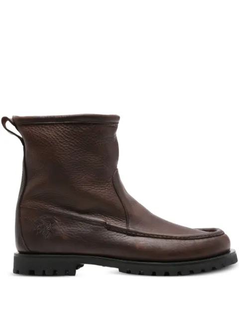 RANRA pull-tab leather boots
