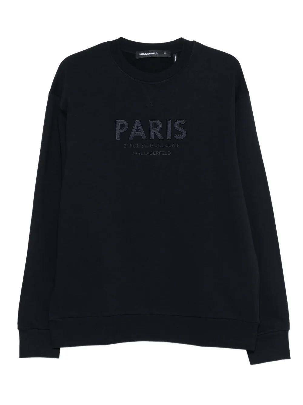 Karl Lagerfeld Sweater met borduurwerk Blauw
