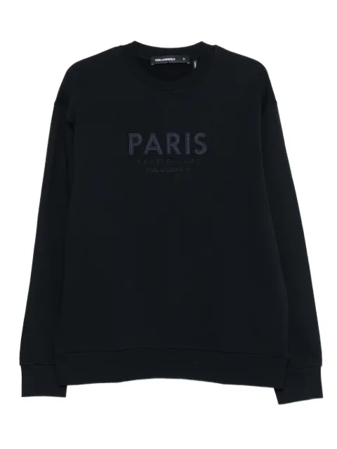 Karl Lagerfeld Paris-embroidery sweatshirt