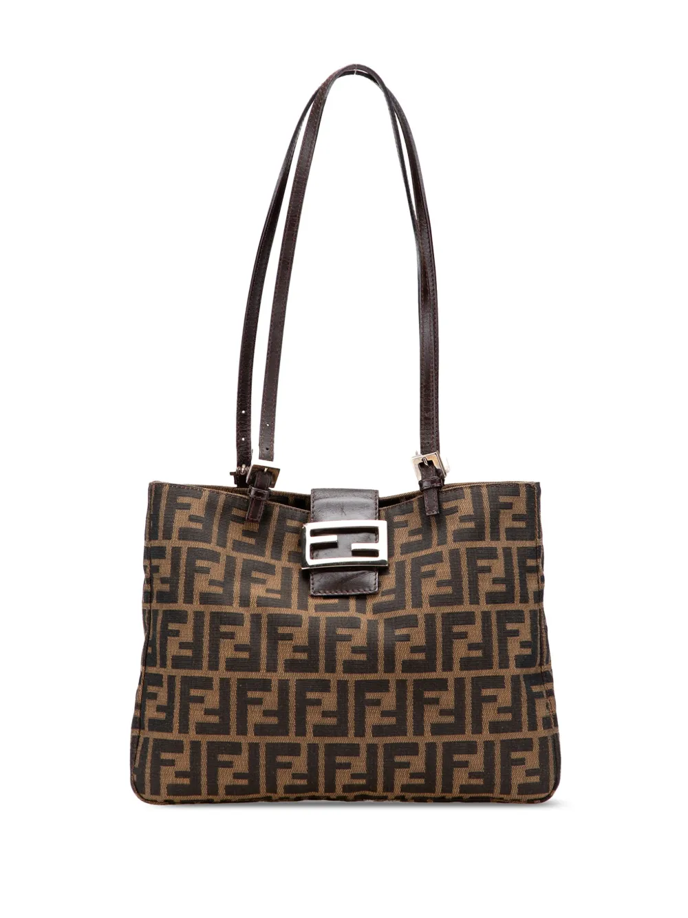Fendi Pre-Owned 20th Century Zucca Canvas shoulder bag - Marrone