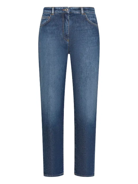Seventy five-pocket denim jeans