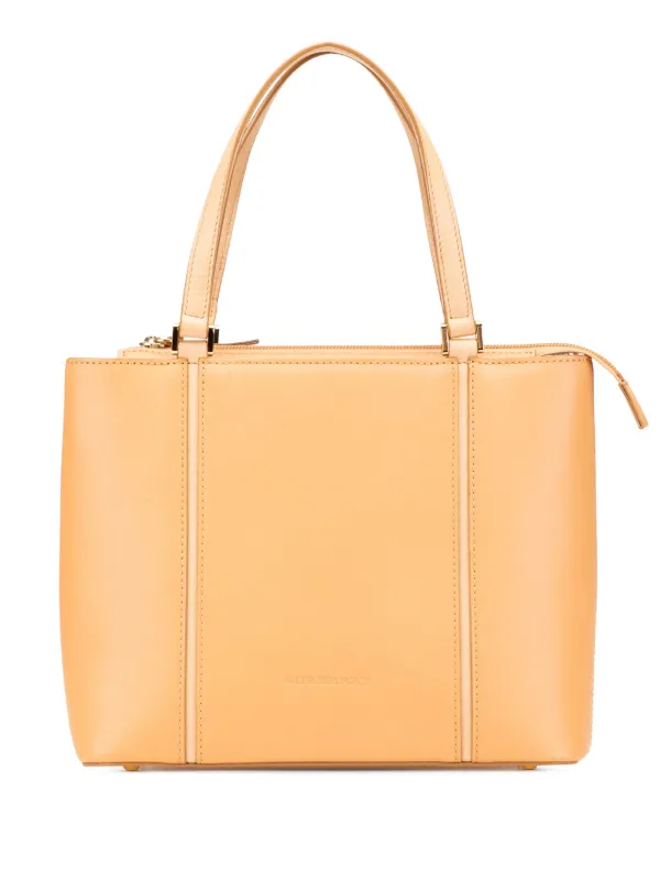 Burberry Pre-Owned 2000-2017 レザートートバッグ | ブラウン Burberry Pre-Owned 2000-2017 レザートートバッグ | ブラウン