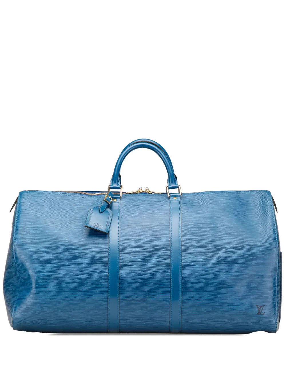 Louis Vuitton Pre-Owned 1995 Epi Keepall 60 travel bag - ブルー Louis Vuitton Pre-Owned 1995 Epi Keepall 60 travel bag - ブルー