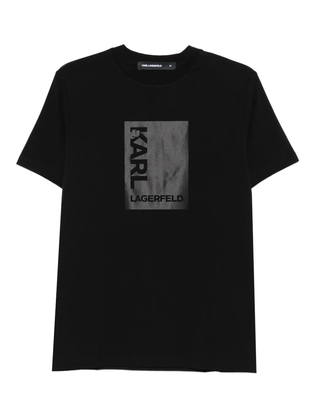 Karl Lagerfeld T-shirt met grafische print Zwart